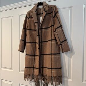 Z Supply Ynez Fringe Coat